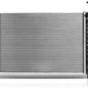 SCITOO Engine Cooling Radiator Compatible with 2008-2017 for Buick for Enclave 3.6L 2009-2017 for Chevrolet for Traverse 3.6L 2007-2016 for GMC for Acadia 3.6L Replace#13007, CU13007