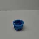 4'' Old Work Round Electrical Box18 Cubic Inches Outlet Box1-Gang PVC Round Ceiling Electrical Box for Old Work,Blue,ETL Listed(1 Pack)