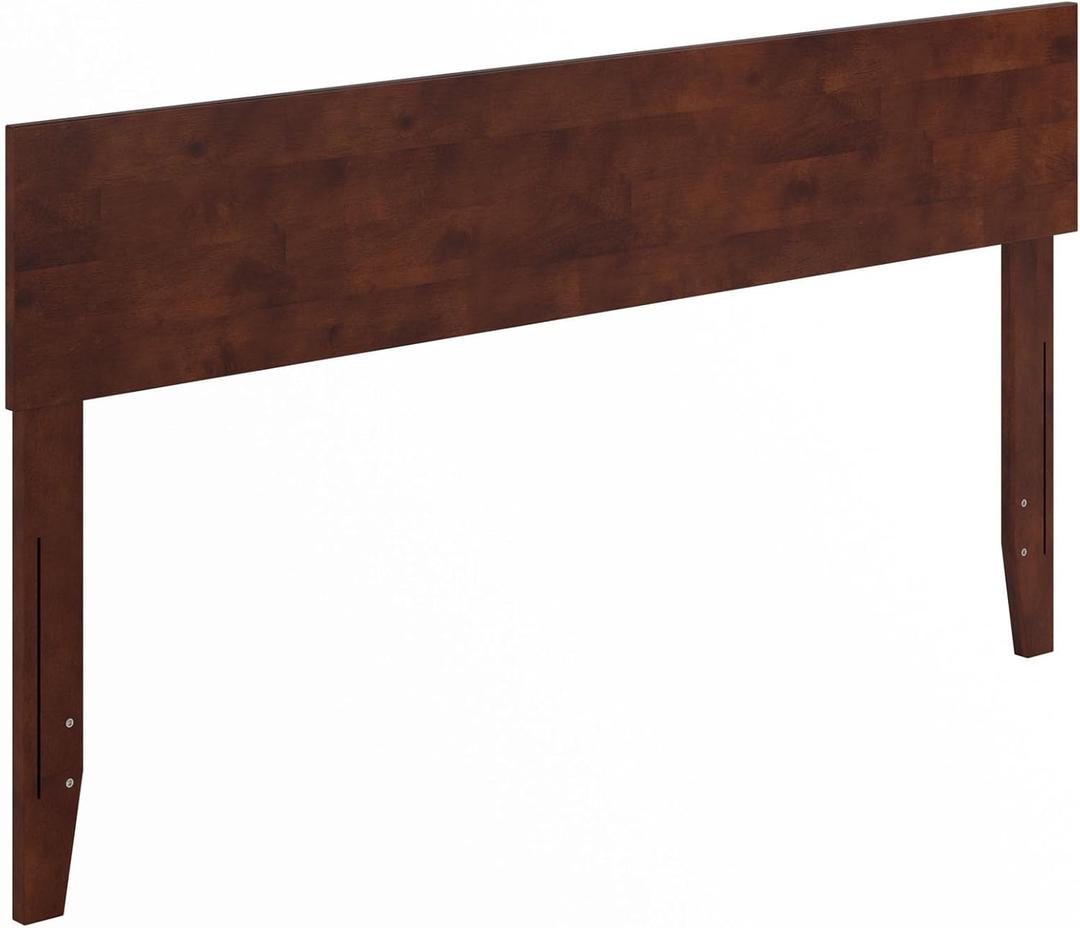AFI Orlando Modern Solid Wood Headboard, Queen, Walnut
