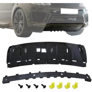 Sekeseauto Glossy Black Front Bumper Plate Cover Fit for Land Rover Range Rover Sport 2018-2022 L494 Sport 2018 Replace# LR109870 LR099367 Towing Eye Protector