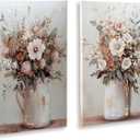 Signature Design by Ashley Floral Canvas Gallery Wall Art Sets, 35.4"L x 24.1"W