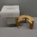 5L Glass Rice Dispenser, Cereal Container with Bamboo Stand, Large Airtight Food Storage Bin, Rice Organization Tank with Measuring Cup for Grain Coffee Beans Dry Food