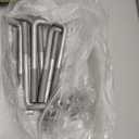 HROMIGRY 5/8” x 8” Concrete Anchor Bolts (10 Pack) L Shaped, HotDip Galvanized