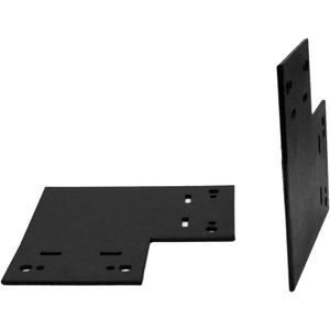 Ozco Building Products 56614 Flush Outside 90-degree Plate Connector (2 per Pack),Black