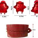 2 x Holiday Mini Pie Mold, Hand Pie Press Mold Maker for Baking, Party Potluck Hand Pie Molds, Pumpkin Cookie Cutters, for Festivals and Parties 3pcs