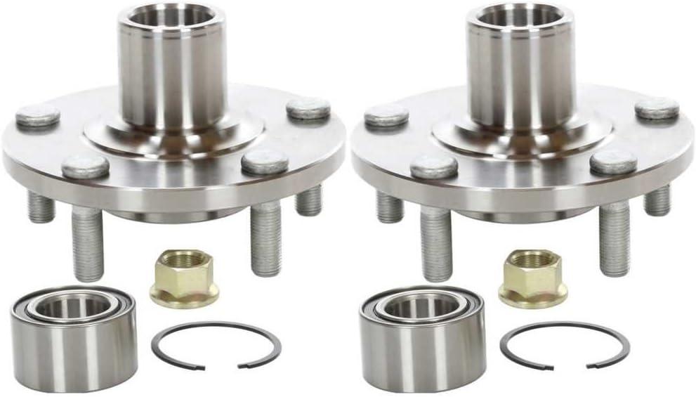 AutoShack Front Wheel Hub Bearing Pair of 2 Driver and Passenger Side Replacement for 2000-2008 Nissan Maxima 2002-2006 Altima 2000-2001 INFINITI I30 2002-2004 I35 3.0L 3.5L V6 FWD 5-Lug HB618518PR