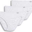 Jockey Womens Underwear: Supersoft French Cut, 3 Pack (8 Plus, White)