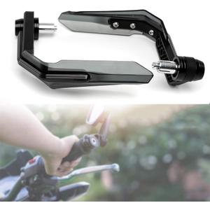 Universal 22mm 7/8 Handlebar Hand Guards Aluminum Handguards Plastic Hand Protection Protector For Off Road Dirt Pit Bike ATV Quad Enduro Motocross (black)