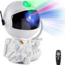XHSY Astronaut ProjectorStar Projector Galaxy LightNight Light for KidsLight Projector for BedroomStarry Nebula Ceiling LED Lampwith Remote (White)
