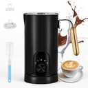 2026 Upgraded Milk Frother and Steamer, 19.9 OZ Detachable Milk Frother for Coffee with Temperature Display, 5 in 1 Large Capacity Automatic Warm and Cold Foam Maker for Coffee, Latte, Cappuccino
