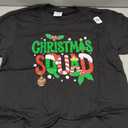 Christmas Squad Shirt Family Adult Kids Christmas Pajamas T-Shirt, Black, L