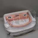 Baby Bathtub, Collapsible Newborn Bathtub for Infant to Toddler 0-24 Months with Soft Cushion and Thermometer,Portable Travel Newborn Tub with No-Slip Feet, Baby Shower Gifts,Pink