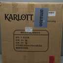 Round End Table, 2-Tier Farmhouse End Table, 18.5'' Handcrafted Weathered Look Wooden Nightstand, Pine Leg, Small Side Tables for Living Room, Small Space, Bedroom, Boho, Easy Assembly, Cream Beige