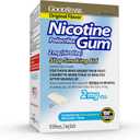 Good Sense Nicotine Polacrilex Uncoated Gum 2 mg, White Original, 110 Count. Best Buy: 06/2026