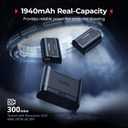 SMALLRIG DMW-BLK22 Camera Battery Set for Panasonic, 22.5W Dual Slot Charger with 1940mAh Batteries, Full Compatible with Panasonic Lumix GH5, GH5 II, GH6, GH7, S5, S5 II/IIX, S9, G9 II