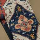 OJIA Non-Slip Carpet Stair Treads for Wooden Steps Set of 15, 30''X8'' Indoor Runner Resistant Rugs Rubber Safety Mats for Dogs, Kids & Elders, Stairway Grip (Oriental)