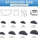 2 x 80pcs Woodruff Key Assortment Metric Set 8 Popular Sizes Carbon Steel Woodruff semicircle Key - Half Moon Key for Fasteners Mechanical Industry Crankshaft