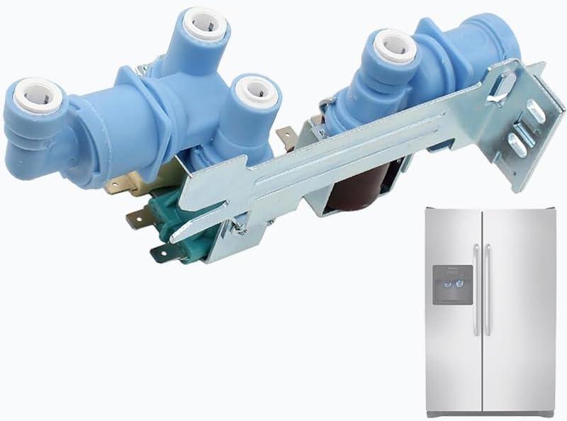 Upgraded 242252702 240531101 Refrigerator Water Inlet Valve Fits Frigidaire, Kenmore, Electrolux, Crosley Replaces 241734301 AP5671757, WV2702, K-76150 Fix No Ice/No Water 