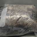 ZonLi Fluffy Faux Rabbit Fur Brown Body Pillow, Side Sleep Body Pillow with Washable Cover, Adjustable Memory Foam Fill, 20x54 Long Pillow for Adults Girls & Kids