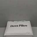 Canadian Luxury Goose Down Pillow - 1050 Fill Power, 100% Cotton with Teflon Shell- Ultra Comfort Sleep Pillows - Bed Pillows for Back, Stomach, Side Sleeper(White,King(Pack of 1))