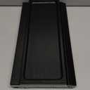 Sofa Arm Tray,Bamboo Folding Couch Arm Tray,Sofa Armrest Trays with Anti-Slip Pad for Drinks,Snacks,Phone,Remote Control, Black (18.9*13)