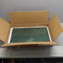 Natural Medium Green Marble Pastry and Cutting Board, 12x20x0.6 Inch, Heavy for Dough Chocolate, Pack of 1