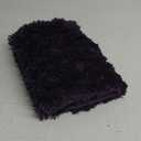 MIULEE Toilet Rug U Shaped for Bathroom - Soft and Absorbent Microfiber Contour Bath Rugs for Toilet, Non Slip Rubber Backside for Extra Safety, Machine Washable - Dark Purple, 20''x20'' (1'8" x 1'8" (U-Shape))