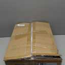 64.2" Display Shelf with Light, Modern Corner Floor Lamp with Shelves, LED Dimmable Standing Lamp with Remote for Living Room, Bedroom, Office, Adjustable CCT, Black Square B51LD05