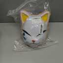 Demon LED Mask Slayers Costume Props Japanese Anime Plastic Fox Face Cosplay Glowing Masks for Adult Masquerade