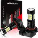 AUXLIGHT 9006 LED Fog Light DRL Bulbs, 2400 Lumens Extremely Bright HB4 9006LL 9006XS Bulbs Replacement for Cars, Trucks, 6000K Xenon White