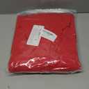 Locachy Women's Henley Neck Button Oversized Sweatshirt Casual Long Sleeve Pullover Tops 2026 Fashion Outfits Clothes Red L