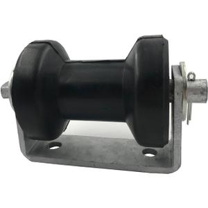 4" Boat Trailer Spool Stationary Keel Base Roller Bracket Assembly for 2" -2-1/2" Trailer Tongue Frame