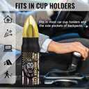 Gifts for Brother, 17 Oz Stainless Steel Brother Tumbler with Lid, Brothers Gift from Sister, Adult Brothers Gift for Wedding Thanksgiving Christmas, Big Bro Bullet Tumbler, Black, 1 PCS