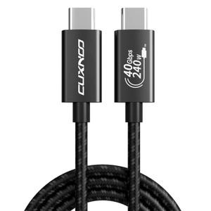 8K USB 4 Cable 40Gbps 240W Fast Charge C-C Cable for Laptop/Monitor/Portable Hard Drive/Docking Station, 2m (6.6ft)