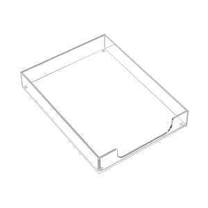 Plastic Bamber Letter Tray Desk Organizer Paper Document File Tray for Office Supplies Collection Folders Notebooks