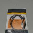 2 FT iPhone Charging Cable, 2 Pack [MFi Certified] USB to Lightning Cable 2ft for Car Fast Charging Braided Short iPhone Cord Compatible with Apple iPhone 14/13/12/11Pro/X/XR/8/7/6s/Plus/SE/iPad (Black)