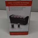 Remington Compact Ceramic Dual Voltage Hot Rollers for Long and Short Hair, Hair Setters, Hair Curlers, 1-1 " Purple/Black, 10 Piece Set