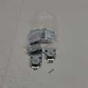 HOIGON 8 Pack 1-1/2 Inch Ceiling Mount Single Pulley, Zinc Plated Wall Mounted Pulleys for 3/8 Inch Wire Rope, Silver