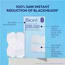 Bior Nose+Face Blackhead Remover Strips, Deep Cleansing Strips for Nose, Chin, or Forehead, Instant Blackhead Removal and Pore Unclogging, Oil-free, Non-Comedogenic Use, Value Size 24 Count