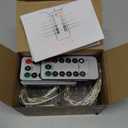 4 Pack Battery Operated Fairy String Lights, 8 Modes 5M Silver Wire with Remote & Timer - 50 LEDs Waterproof for Bedroom, Wedding, Christmas, Party Decorations (4Pack(3AAA,not included)Warm White)