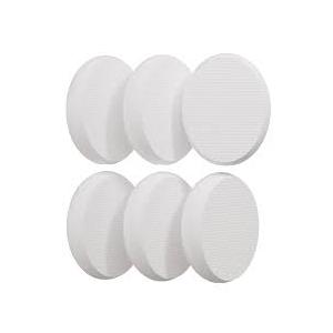 AmazerBath 6 PCS Lotion Applicator Replacement Pads, Back Sunscreen Applicator for Kids, Elderly, Women, Apply Cream Medicine Skin Cream Moisturizer Sunscreen Tanner, Handle Not Included, White