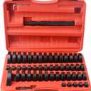 52 in 1 Custom Bushing Driver Set, Transmission Bushing Driver Removal Set Wheel Axle Bearing Race and Seal Installer Tool Kit