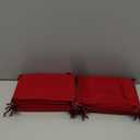 Tapleap Velvet Drawstring Jewelry Bag, 50Pcs Wine Red Dice Bag, 5x7 Card Pouch, Or Wrapping New Year's Eve Party Favors, Mojo, Small Business, Jewelry, Rings, For Church