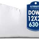 MIULEE 12x20 Down Alternative Pillow Insert Decorative Throw Pillow 12 x 20 Inch Body Bed Sleeping Ultra Soft Fluffy Form for Sofa Couch Bed