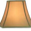 Royal Designs, Inc. DSO-68-16AGL-2 Rectangle Cut Corner Bell Designer Lamp Shade, (6.25x8) x (11x16) x 12, Antique Gold, 2-Pack