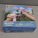 JOYIN 2 Kids Bubble Guns with 4 Bottles Solution, Automatic Bubble Machine Gun with 8 Holes for Kids, Adults, Summer Toys, Easter Basket Stuffers, Birthday Gift, Party Favors-Purple Pink