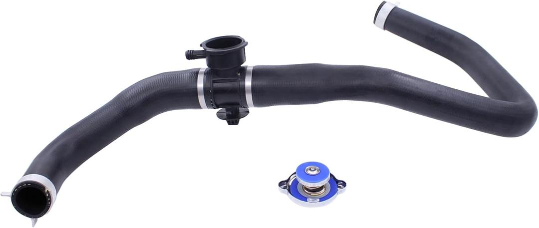 MOTOKU Upper Radiator Coolant Hose with Cap for Jeep Patriot Compass 2007-2017 for Dodge Caliber 2007-2012