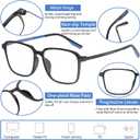 K.LAVER Full Frame Progressive Photochromic Blue Light Reading Glasses Men | Multifocus Lenses, Transition Lenses, UV Protection, Readers for Men and Women, Magnification Strength: 1.5 x