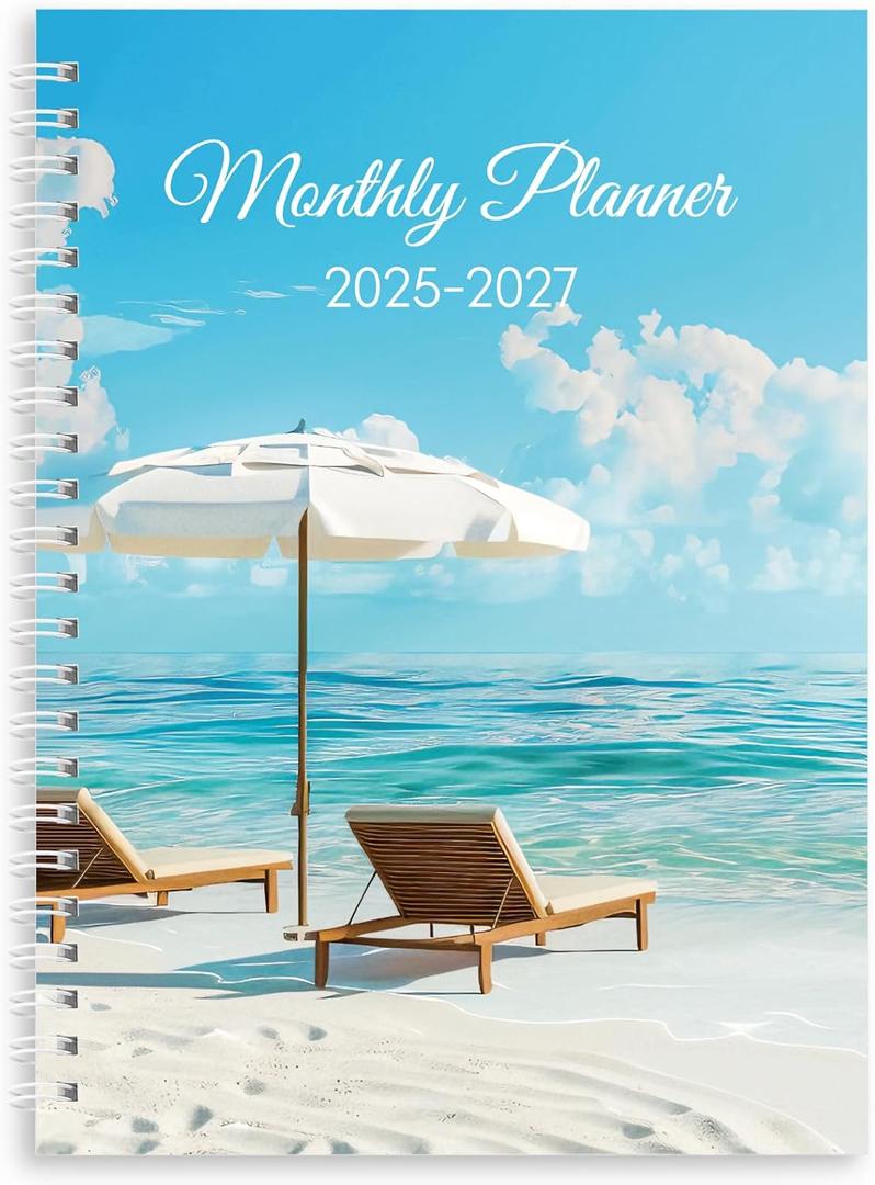 KONVINIT 2026-2027 Monthly Planner, 30 Months Calendar 2025 Planner - Runs From July 2025 Until December 2027-5.9'' x 8.4'' - Blue Monthly Planner 2025-2027 for Office Supplies