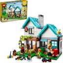 LEGO Creator 3 in 1 Cozy House Building Toys - Toy Figures & Pretend Play Playsets for Boys & Girls, Ages 8+ - 3 Building Options - Gift for Birthdays - 31139